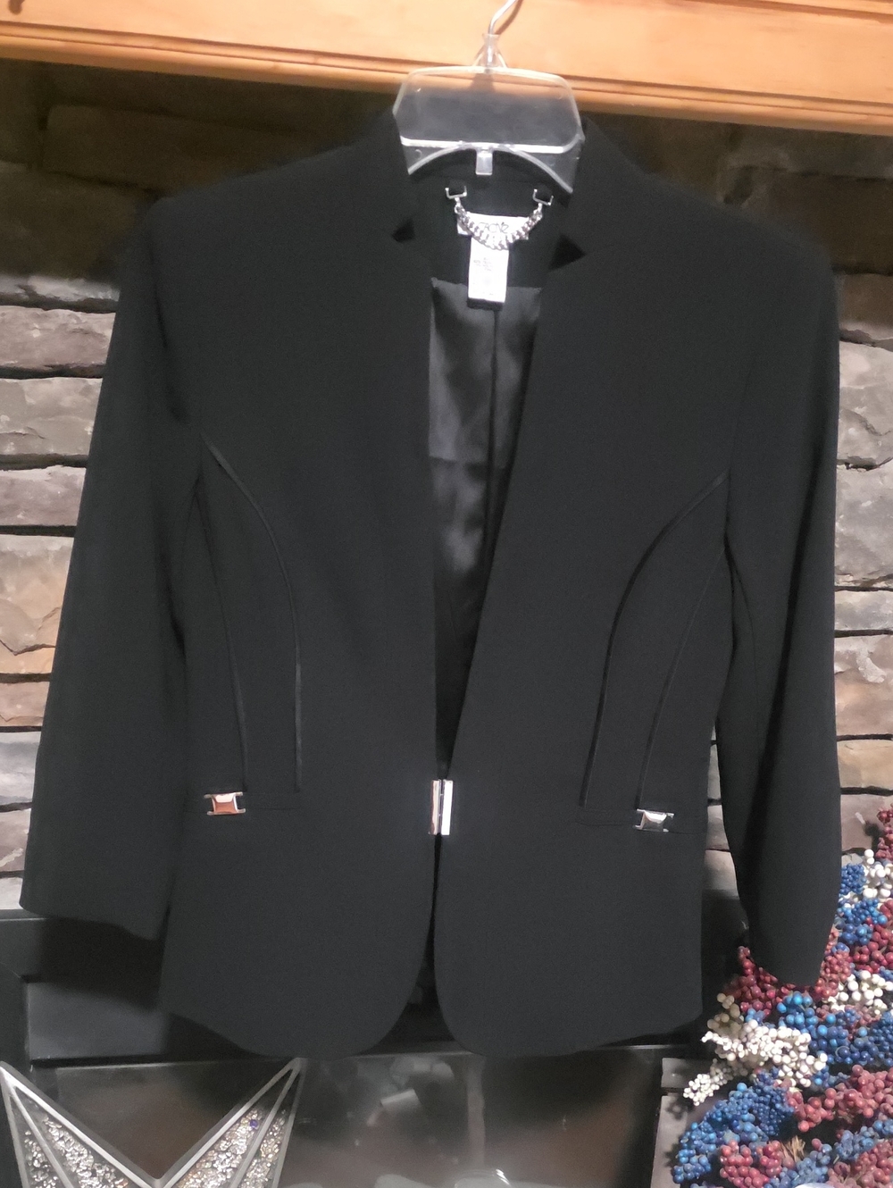 Cache 3/4Sleeve Chic Blazer Sz 0
